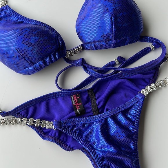 Saleyla Royal Blue Competition bikini sz xs - Picture 2 of 12